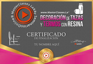 CERTIFICADO Termos con Resina